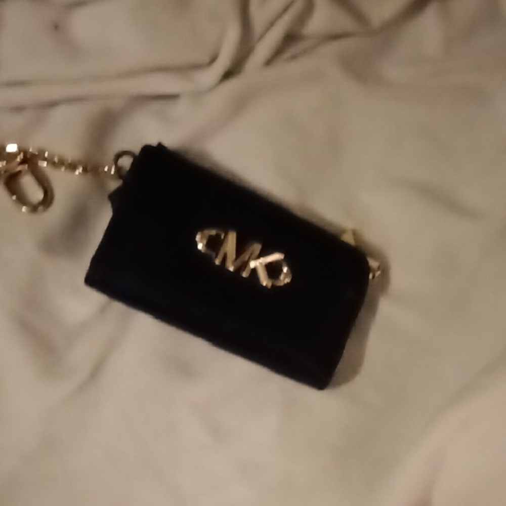 Michael Kors Black Keychain Wallet